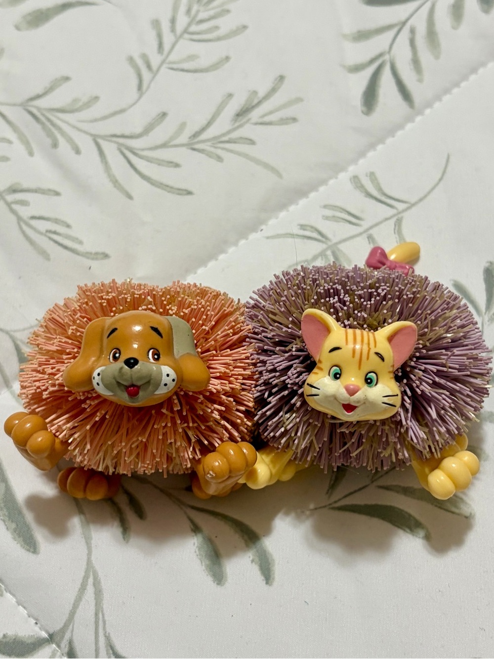Vintage Kooshie Koos Oddzon Koosh Ball Critters Dog & Cat 1990s Nostalgic Rare